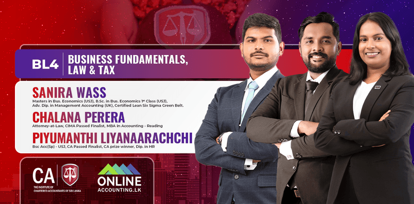 BL4 Business Fundamentals, Law & Tax